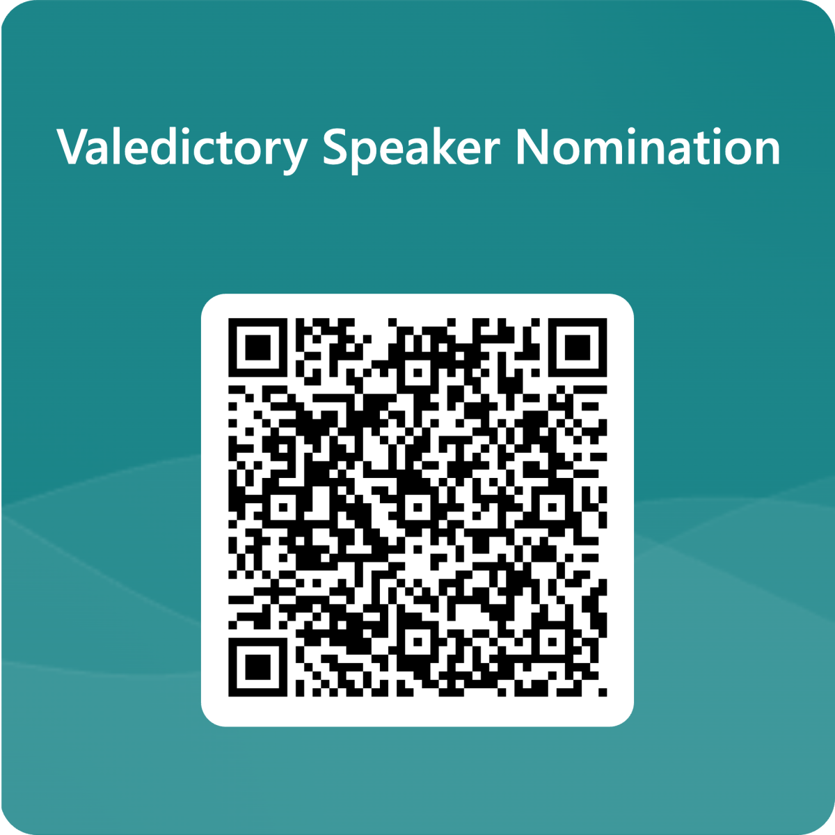 Valedictory Speaker Nomination